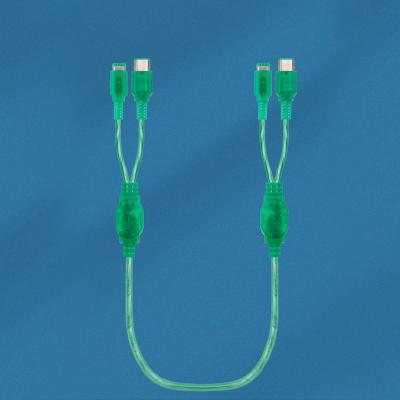 China Green For GBC /GBP/GBP 4 Player Game Link Connect Cable Cord For Nintendo Gameboy For 4 Players JW-GBC4 for sale