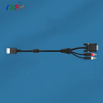 China Durable Construction New For Sega Dreamcast VGA RCA Cable Lead Adapter VGA Audio Cable for sale