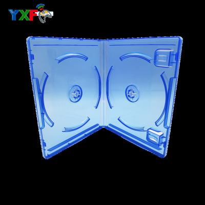 China Replacement Cd Case Case For PS4 Game Dual Disc Game Spare Part Blue Blu-Ray Box 2 CD for sale