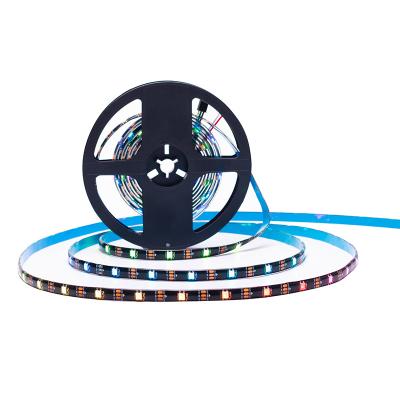 China RGB Led Strip With Affordable IC Ip65 Ws2812 Flexible Digital RGB IC 5v Led Strip Ws2812b for sale