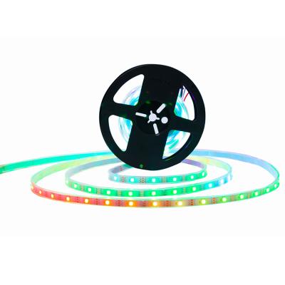 China RGB led strip with IC outside waterproof IP67 30leds digital rgb led strip ws2812b for sale