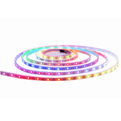 China RGB Led Strip With Smart IC Pixel IP67 Waterproof WS2812 Dreamy Color Rgbic Led Strip 30 LED Ws2812B 5V for sale