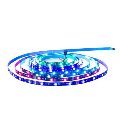 China 5050 RGB PCB Running Light TV 12V 24V ws2811 LED Residential Decoration Light Flexible Strip Light for sale