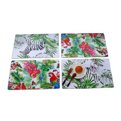 China Sustainable Table Decoration Food Grade Custom Place Mats For Round Tables Set Of 4 for sale