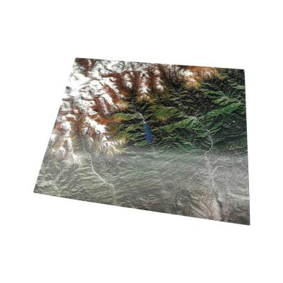 China Europe 2019 Holiday 3D Decoration And Gift Lenticular Printing Film Aluminum Lens Sheet 75 LPI for sale