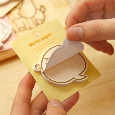 China Custom Cute Loose Leaf Logo Cheap Promotion Paper Cute Sticky Notepad for sale