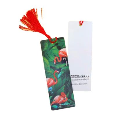 China Hot Sale Europe Custom 4C Printing Bookmark For Book Bookmark Printed With Tassel for sale