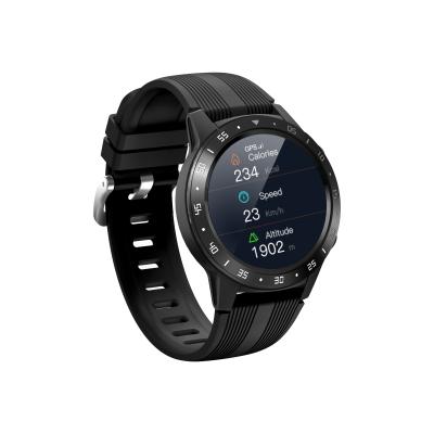 China GPS Navigation Smart Bracelet M5 With Rate Monitor Sports Time Sports Watch Men Standby Case 1.3 Inch IPS Full Page Heart Touch Long Strap for sale