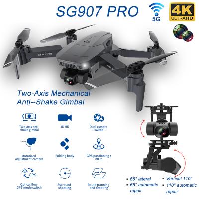 China With Camera SG907Pro Drone GPS 4K HD Dual Camera 2-Axis Foldable Gimbal 5G WIFI RC Quadcopter Drones for sale