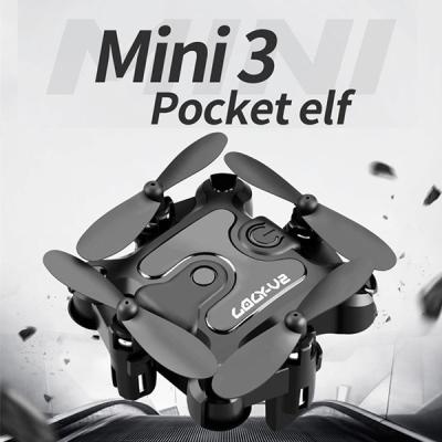 China With Camera Mini Drone 4K HD Air Pressure Altitude Hold WiFi Fpv Foldable RC Quadcopter Drone for sale