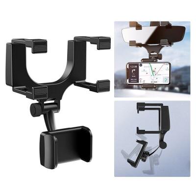 China PORTABLE Car Rear View Mirror Mount Holder Mobile Phone GPS GPS Car Rear View Mirror Holder for sale