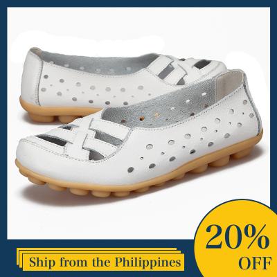 China 2021 Casual Women Shoes Genuine Leather Flats For Women's Zapatos De Mujer Solid Color Non-slip Summer Women's Sneakers Platform for sale