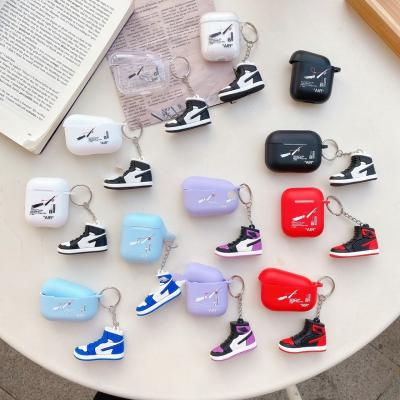 China Easy To Install And Remove Protective Tpu Air Pods Case Designers Key Chain Shoes Waterproof For Airpods Case for sale