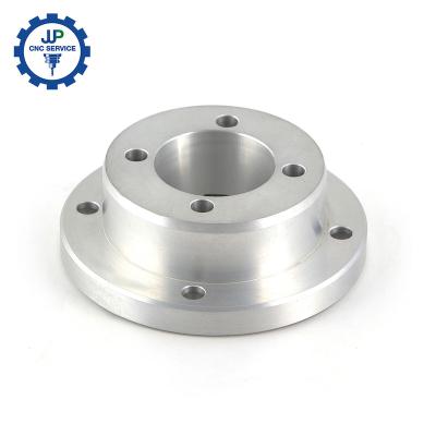 China Automation equipment Parts Custom Anodized 6061 Aluminum Alloy Oxidized White CNC Turning Precision Parts for sale