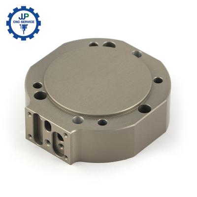 China Automation equipment Parts High Quality 7075 Aluminum CNC Machining Assembling Parts With Hard Anodizing Bronze Color for sale