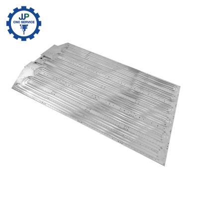 China Automation equipment Parts Good Service Oxidized White 6061-T651 Aluminum Parts CNC Precision Water Cooling Equipment Accessories for sale