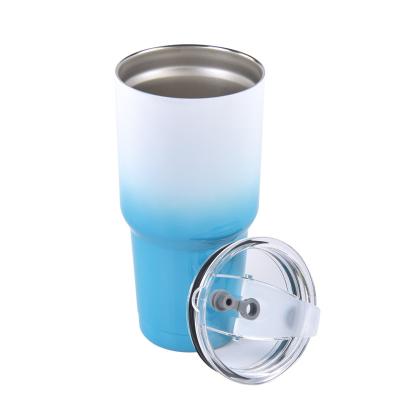 China 20Oz 30Oz Leak Proof Stainless Steel Vacuum Travel Coffee Mug High Quality White Skinny Straight Tumbler 30Oz With Lid for sale