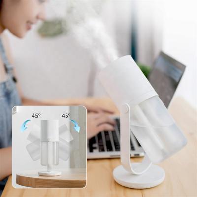 China Cheap Rechargeable Industrial Floor Machine Night Light Humidifier Small Display Battery 300ml Facial Humidifier For Room for sale