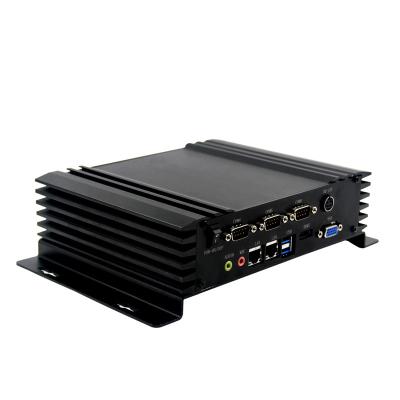 China N2800 D2550 Wholesale Compact Computer N2800 D2550 Wholesale Compact LAN CPU 2 RTL8111E Mini Industrial LAN PC 2 Port Mini Fanless Embedded Industrial PC 224.6*200*57.5mm for sale