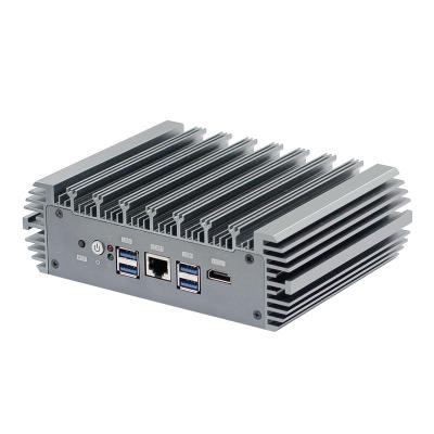 China Daul DDR4 16 Gigabyte X86 Industrial PC Firewall Router Mini CPU I7-1165G7 6*I211 LAN Ports Mini PC with 4K HDTV for sale