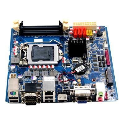 China Mini server/workstation itx mainboard 10*RS-232 COM ATX power LGA 11151 mainboard h61 motherboard for sale