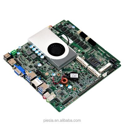 China Broadwell-U industrial wholesale mini processor itx mainboard with dual channel DDR3L onboard USSD or HDD for sale