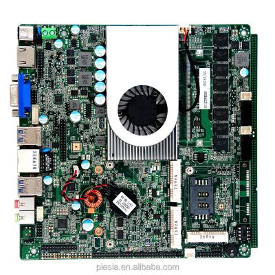 China X86 industrial mini itx I7-4500U 5500U motherboard combo with touch screen Lvds 1VGA 2mini pcie for sale