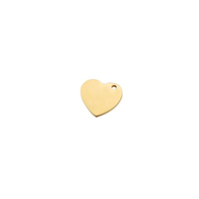 China CLASSIC Drop Shipping 18k Gold Plated Small Hollow Heart Stainless Steel Custom Pendant For Necklace Silver for sale