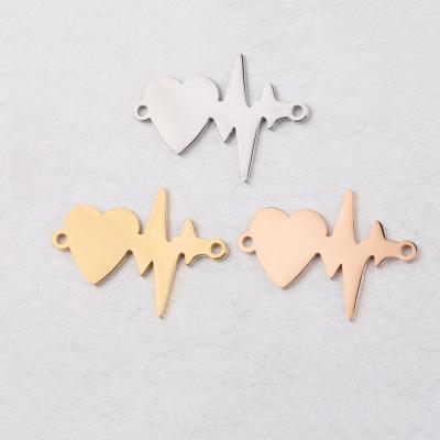 China CLASSIC DIY Charms Jewelry Silver Gold Plated Custom Pendants And Stainless Steel Charms For Necklace Making Women for sale