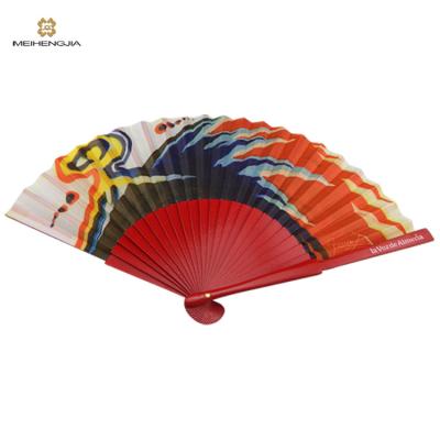 China China Latest Fashion Excellent Quality Mexico Red Lacquer Hand Fan for sale