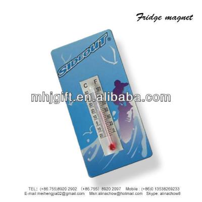 China Gloss lamination+Paper+soft paper magnet fridge magnet with thermometer for sale