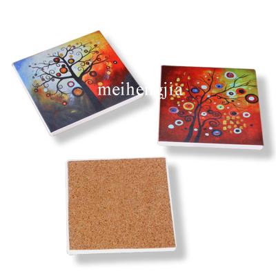 China Best Price Sustainable Trade Assurance Cheap MDF Ceramic Advertising Coaster for sale