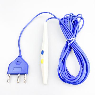 China ESU pencil 3P cable electrosurgery electric pen switch disposable electrosurgery ude pencil cable for sale