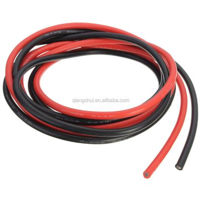 China Vehicles & Remote Control Toys 12awg Wire Silicone Rubber Ultra Flexible Heat Resistant Insulated Cable for sale