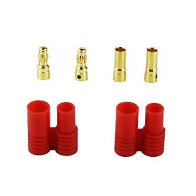 China Vehicles & Remote Control Toys HXT 3.5mm Golden Banana Bullet Male Female Connector Plugs With Housing Sets For Lipo Battery/ESC/Multicopter for sale