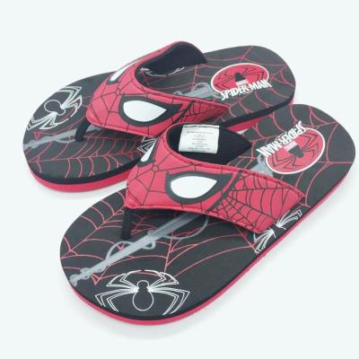 China 2019 Slipper Boys Sandals Slippers With New Strap Spider Men Printing Flip Flops Summer Beach Cool Shoes for sale