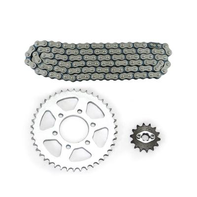 China 45#Steel Motorcycle Spare Parts 45#Steel Motorcycle Chain And Sprocket Kits for sale