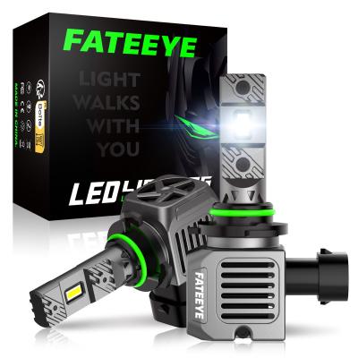 China High brightness FATEEYE F-3 fanless economical custom design 100w 20000lumen H11 9005 led headlight bulbs for sale