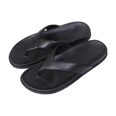 China Lightweight Mens Slipper Flip Flop The New Couples Slippers For Summer PVC Faux Leather Beach Man Slipper Sandal Shoes for sale