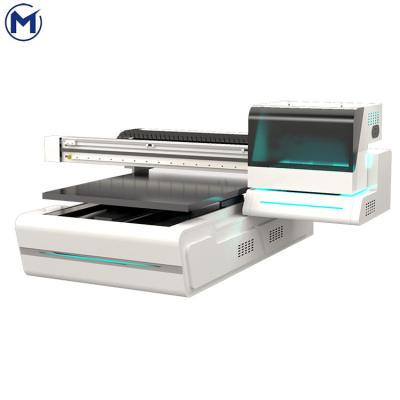 China 2021 new design hotels uv printer for wood with 3 heads in fast speed high resolution uv flatbed printer for sale