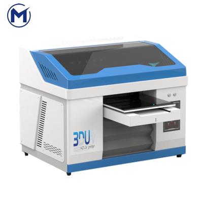 China Hotels Acrylic UV Printer A3 Size Printing Machine UV White Color Support Printing One Time Hot Sale for sale