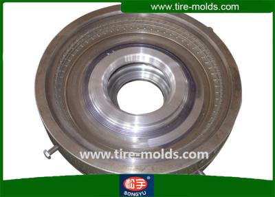 China Semi Steel Casting Steel 2 Piece Solid Tire Mold For Light Truck Tire for sale