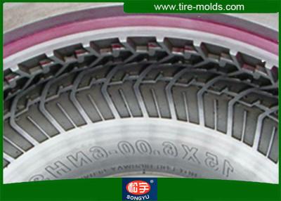 China Two Piece 155 / 70 R13 Semi Steel PCR Tyre Mould For Tire Curing Machine for sale