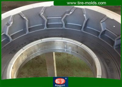 China Molde radial de dos piezas de aluminio neumático del neumático del molde Q345 del neumático del OEM/del ODM en venta