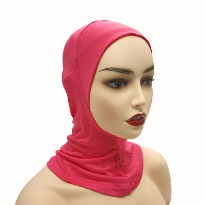 China Classic Hot Selling Wholesale Ladies Underscarf Women Scarf Tank Top Hat Inner Muslim Hijab Hood Underscarf for sale