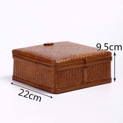 China Handmade Custom Luxury Square Gift Box Bamboo Tea Bamboo Gift Boxes High Grade Packaging Bamboo Packaging for sale