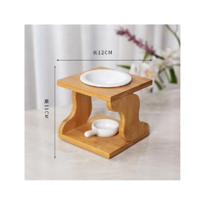 China China Candlesticker with natural porcelain disholder / opener / holder bamboo decoration wedding gift for massage essential oils for sale