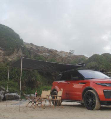 China Extended Type YIJIABANLV Car Side Tent Side Canopy Awning Outdoor Frame Tent 2*2.6m Aluminum Alloy Side Tent Automatic Telescopic for sale