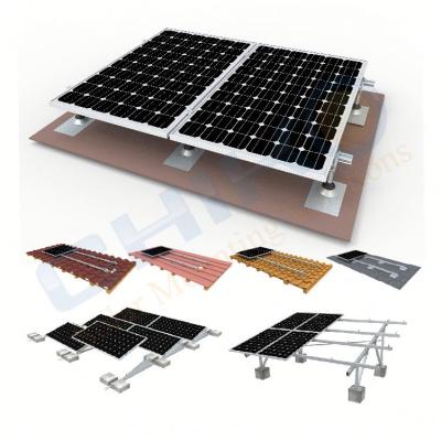 China Tin Roof Mounting System CHIKO Tile Roof Mounting Structure Solar Roof Solar Panels Cover Brackets for sale