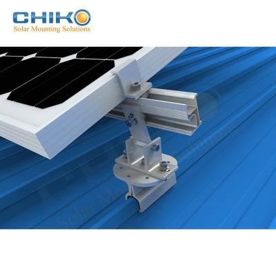 China klip AL6005-T5 PV support structure solar roof system preassembly lok solar support for solar panel system for sale